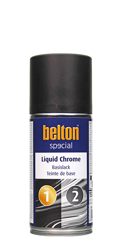 Liquid Chrome base coat black