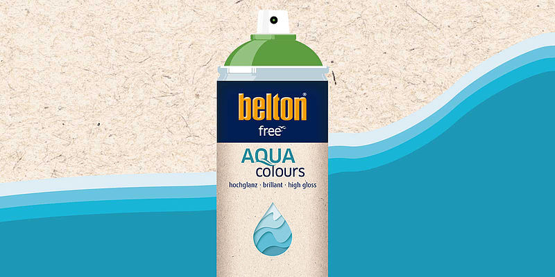 belton free visual à base d'eau