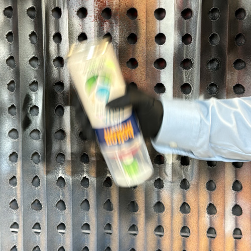 Can is shaken