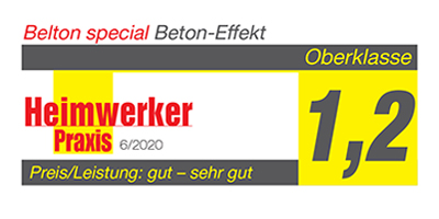 Testsiegel beton Effekt